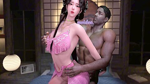 3d Cute Asian Babe Cheating With Bbc - Car Toon