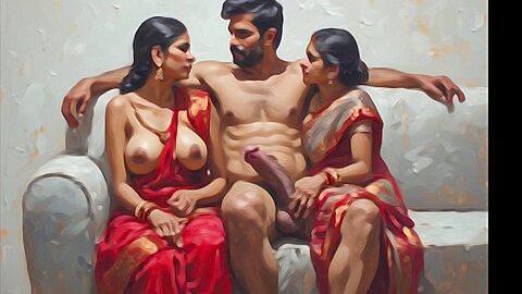 Indian Lucky Fucking Two College Girls Best Threesome Sex With Car Toon