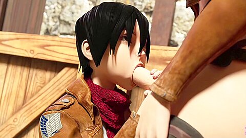 Car Toon In No Retreat For Annie & Mikasa (attack On Titan 3d Nsfw Animation)