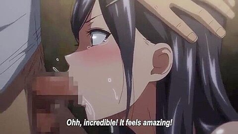 He attacks a girl from his company, making her give him a blowjob and then cumming inside her.