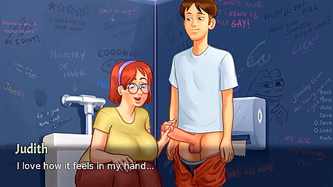 Car Toon - Looker Room Fun With Class Mate Summertime Saga Gameplay