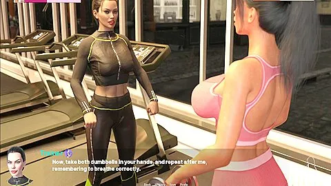 Mrs. Moore - Exhale Inhale Exhale Dumbbell Weighing Training To