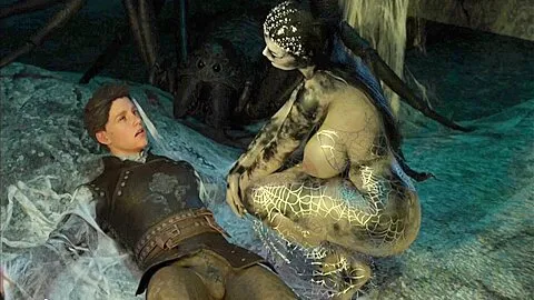 Spider Woman Traps Me To Ride My Fat Cock