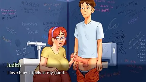 Car Toon - Looker Room Fun With Class Mate Summertime Saga Gameplay