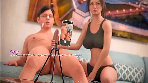 Kate Kate Is Giving A Handjob To John