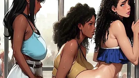 Big Titty Lesbian Hentai Milfs Drink Each Others Milky Tittys On The Bus In New Spicy Toons Hentai!