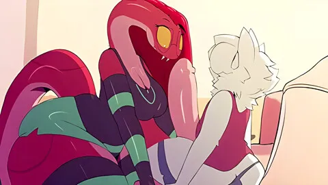 Car Toon - By The Snake - Hard Pussy Creampie In Cowgirl