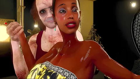 Coco Love Ebony Slut Fuck With An Old Hugly Man And His Friends