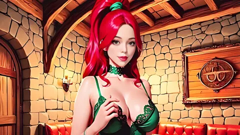 Divine Elixir - Fantasy Sorceress Summons A Dungeon Master For An Intimate Ritual Ai Animation