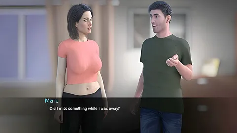 A Ghostly Desire Dayna And Marc Hugged Each Other