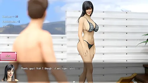 Lisa: Pool Party With Two Sexy Girls Ep.21