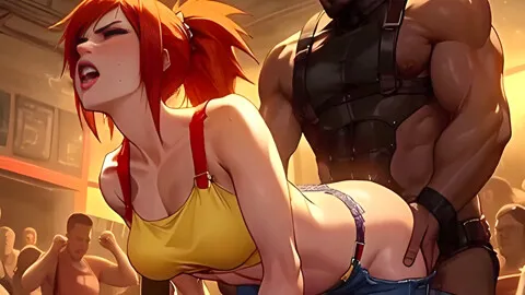 Spicy Toons: Misty In A Mosh Pit