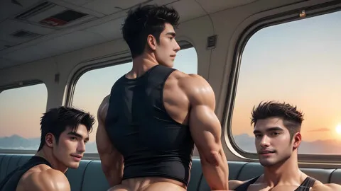 Dangerous Gay Anal Sex On A Stuck Cable Car. Cumming In Their Little Asses High Up