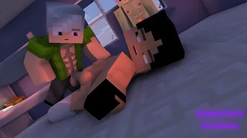 Im Getting Fucked By My Str8 Lab Partner While My Roomate Is Watching Ii- Minecraft Gay Porn