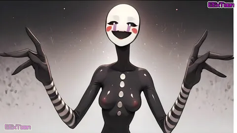 Fnaf Big Tits Fnaf Puppet Blow Job Hentai By Eextoon - Hentai Anime