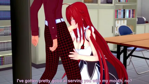 Maid Cosplay Sex - Dxd Ntr Madness Series With Rias Gremory